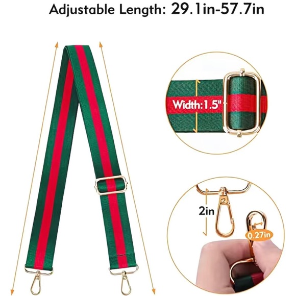 Last One Passion Purse Strap Wide Shoulder Adjustable Crossbody Bag Strap - Picture 6 of 6